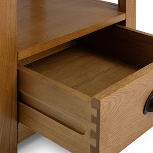 Kent 1 Drawer Side Table - Natural 17261866