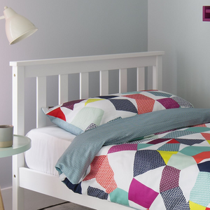 Dorset Single Bed - White