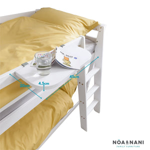 Frans Shelf for Cabin or Bunk Beds - White