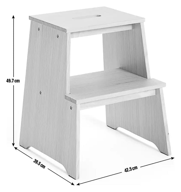 Habitat Seoul Solid Wood Step Stool - Natural 12061157