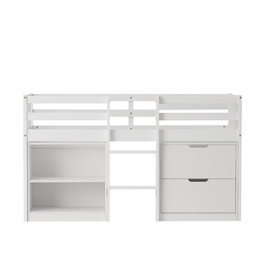 Sleepstation Shorty Cabin Bed in White - 1JN-1-W