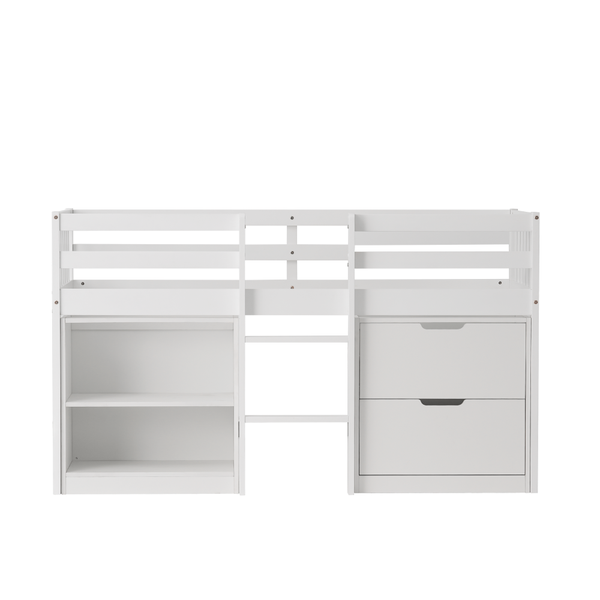 Sleepstation Shorty Cabin Bed in White - 1JN-1-W