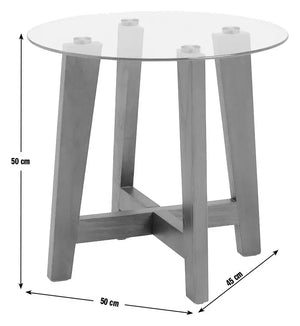 Habitat Zela Side Table - Natural 13138319