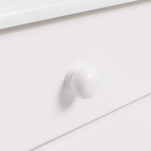 Nordic 3 Drawer Bedside Table - White 13634569