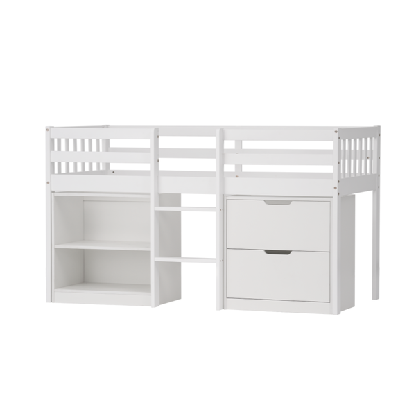 Sleepstation Shorty Cabin Bed in White - 1JN-1-W