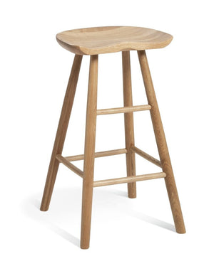 Habitat Barnwell Oak Tall Stool - Natural 13448298