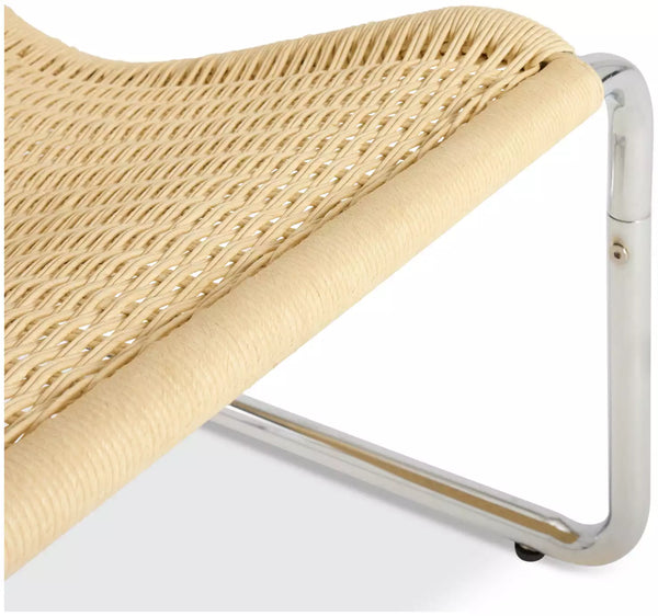 Habitat Ronan Chair & Footstool - Natural 14076102
