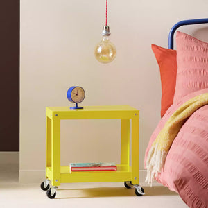 Habitat Archie 2 Tier Bedside Table - Yellow 14166878