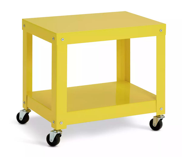 Habitat Archie 2 Tier Bedside Table - Yellow 14166878