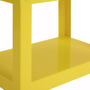 Habitat Archie 2 Tier Bedside Table - Yellow 14166878