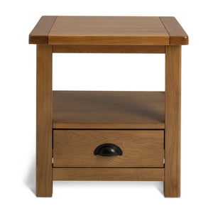 Kent 1 Drawer Side Table - Natural 17261866