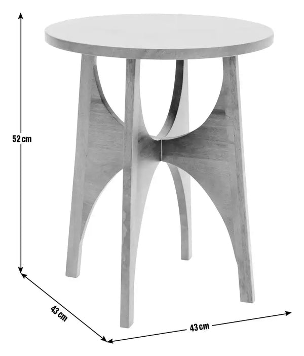 Habitat Mid Century Side Table - Black 15257267