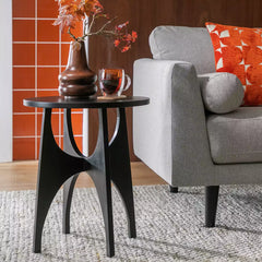 Habitat Mid Century Side Table - Black 15257267