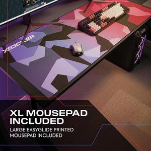 X Rocker Panther XL Reversible Corner Gaming Desk - Black 17511176