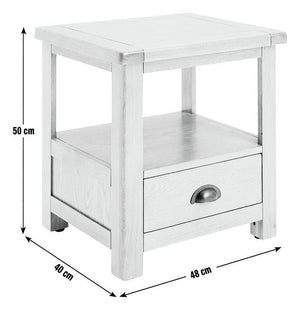 Kent 1 Drawer Side Table - Natural 17261866