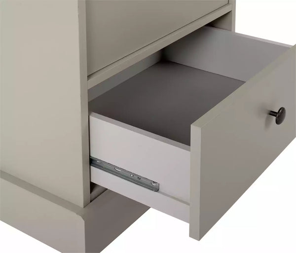 Kensington Bedside Table - Soft Grey&Oak Effect 16066103