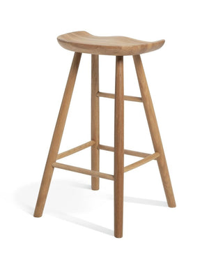 Habitat Barnwell Oak Tall Stool - Natural 13448298