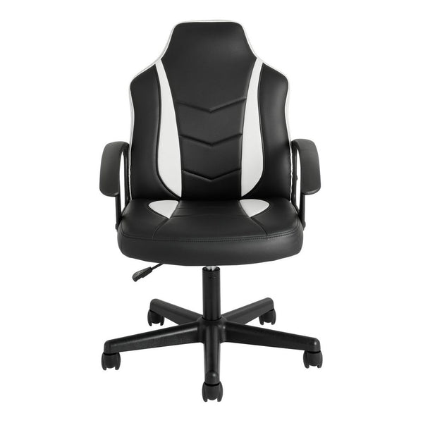 Faux Leather Gaming Chair - White 17652451