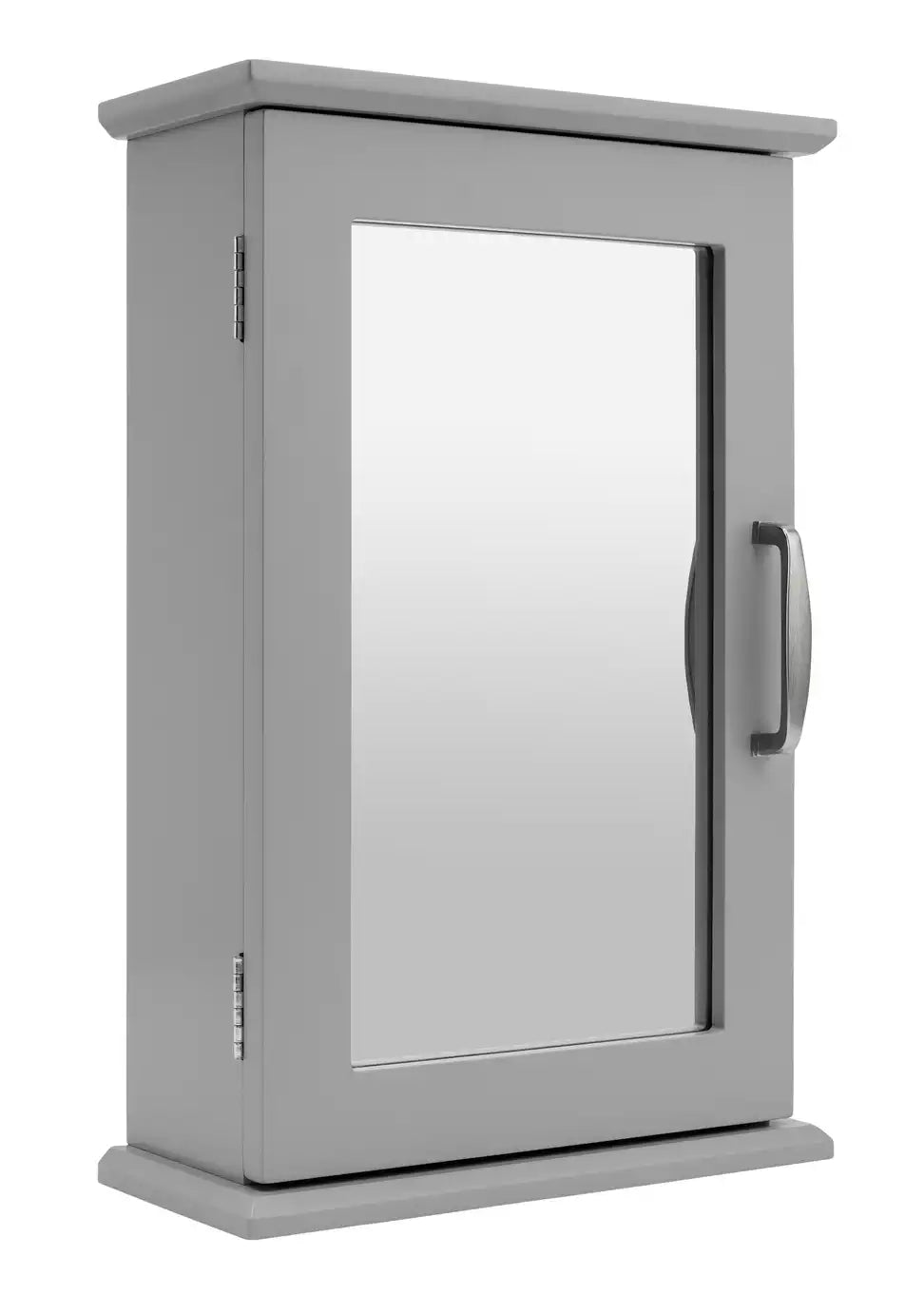 Single Mirrored Wall Cabinet - Grey 17224322