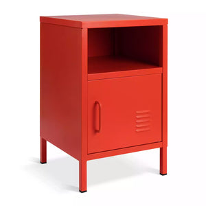 Habitat Stevie 1 Door Bedside Table - Red 17557855