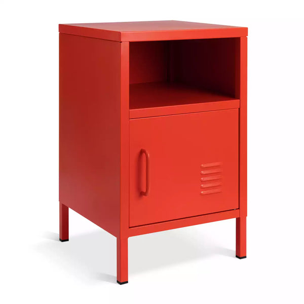 Habitat Stevie 1 Door Bedside Table - Red 17557855