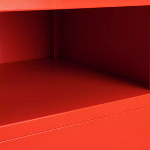 Habitat Stevie 1 Door Bedside Table - Red 17557855