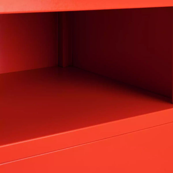 Habitat Stevie 1 Door Bedside Table - Red 17557855