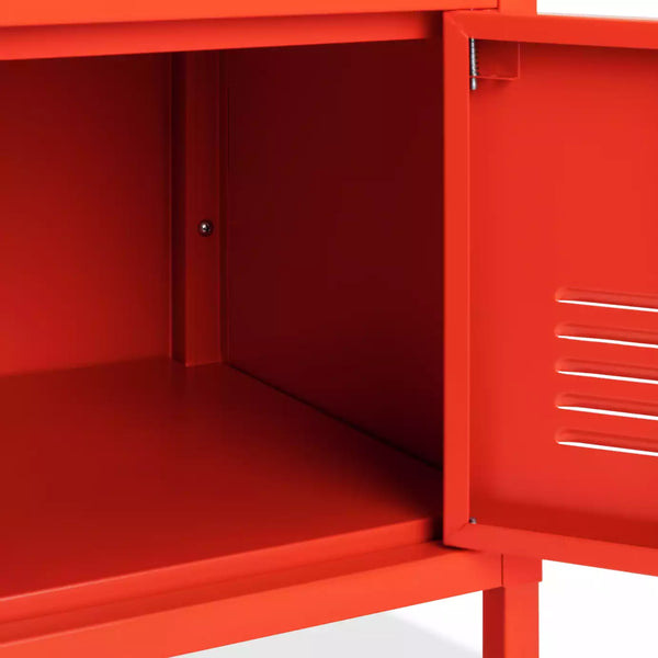Habitat Stevie 1 Door Bedside Table - Red 17557855