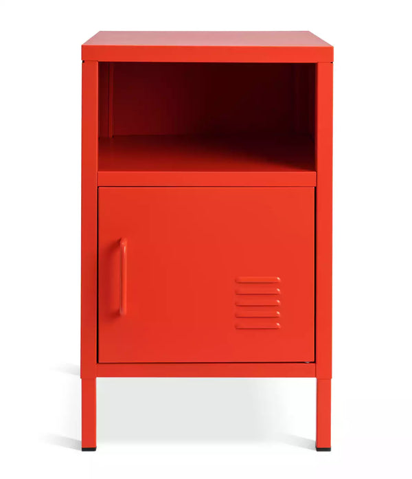 Habitat Stevie 1 Door Bedside Table - Red 17557855