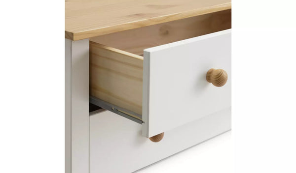 Scandinavia 10 Drawer Chest - Pine & White 18397313