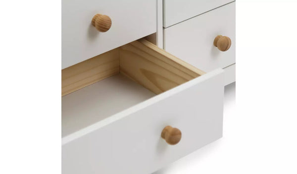 Scandinavia 10 Drawer Chest - Pine & White 18397313
