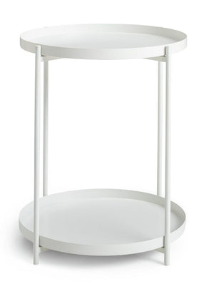 Habitat Rex Side Table - White 12725637
