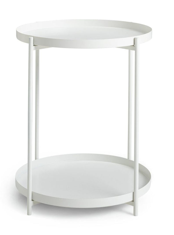 Habitat Rex Side Table - White 12725637