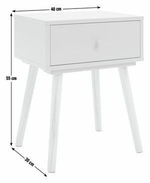 Habitat Otto 1 Drawer Bedside Table - Green 17126107