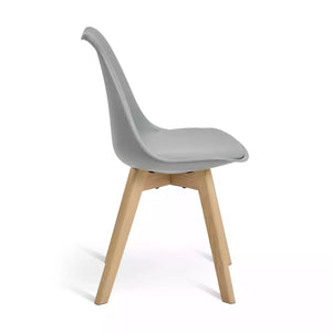 Habitat Jerry Pair of Dining Chair - Grey 19393732