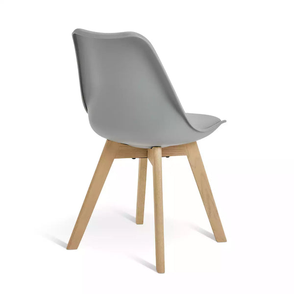Habitat Jerry Pair of Dining Chair - Grey 19393732