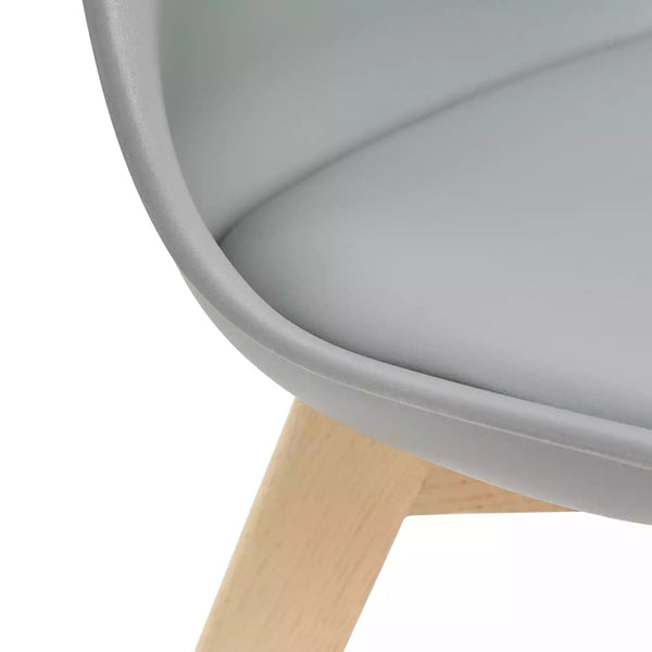 Habitat Jerry Pair of Dining Chair - Grey 19393732
