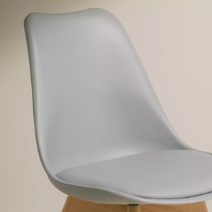 Habitat Jerry Pair of Dining Chair - Grey 19393732