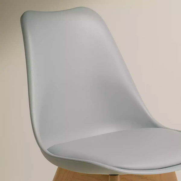 Habitat Jerry Pair of Dining Chair - Grey 19393732