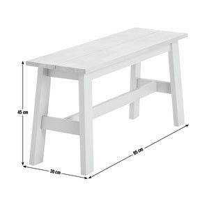 Chicago Solid Wood Dining Bench - Sage Green 17488546