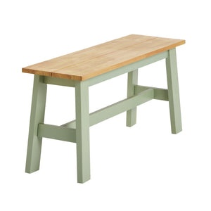 Chicago Solid Wood Dining Bench - Sage Green 17488546