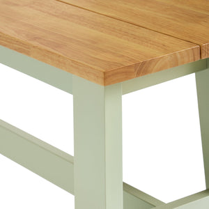 Chicago Solid Wood Dining Bench - Sage Green 17488546