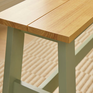 Chicago Solid Wood Dining Bench - Sage Green 17488546