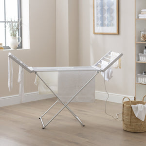 11m Heated Clothes Airer with Wings 16827854