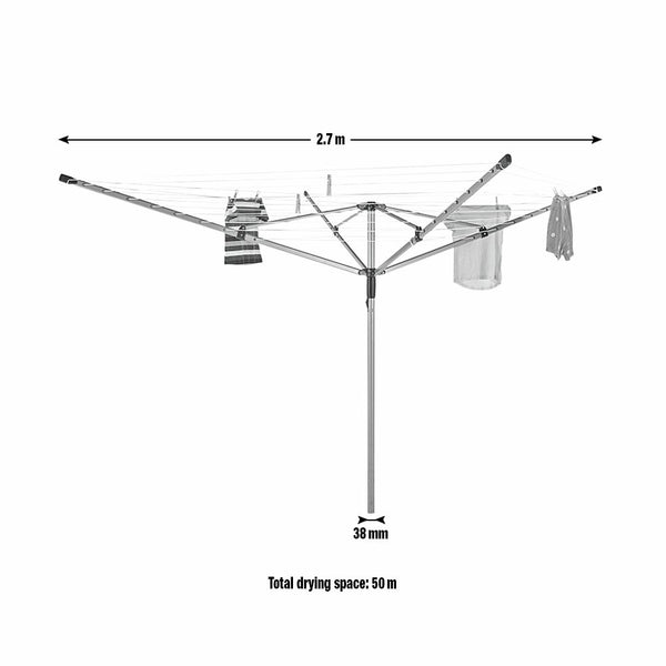 50m 4 Arm Rotary Airer 14584869