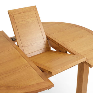 Ashwell natural oak table with oak legs clearance furniture deal
