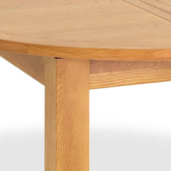 Ashwell 4 Seater Oak Dining Table - Natural 13086533
