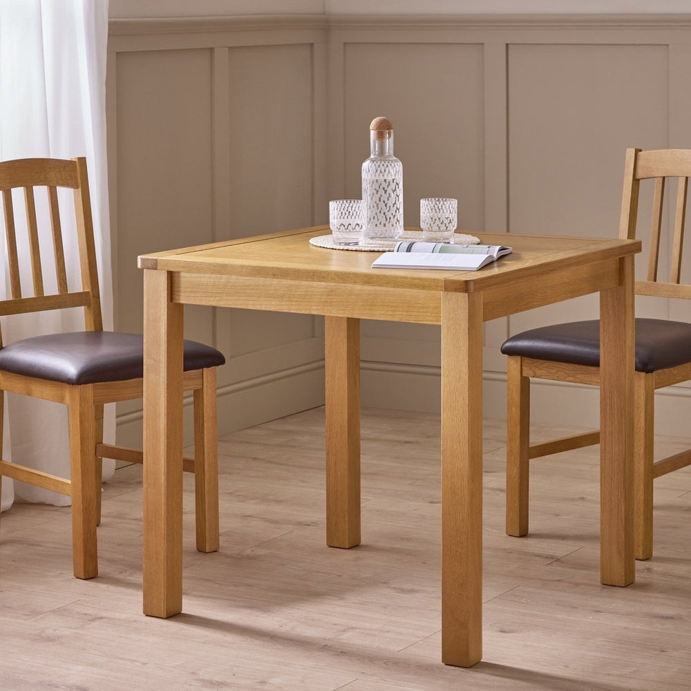 Ashwell Oak Veneer 2 Seater Dining Table 18063922