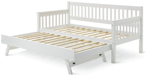 Aspley Trundle Day Bed - White 15817621