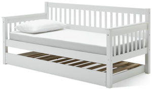 Aspley Trundle Day Bed - White 15817621